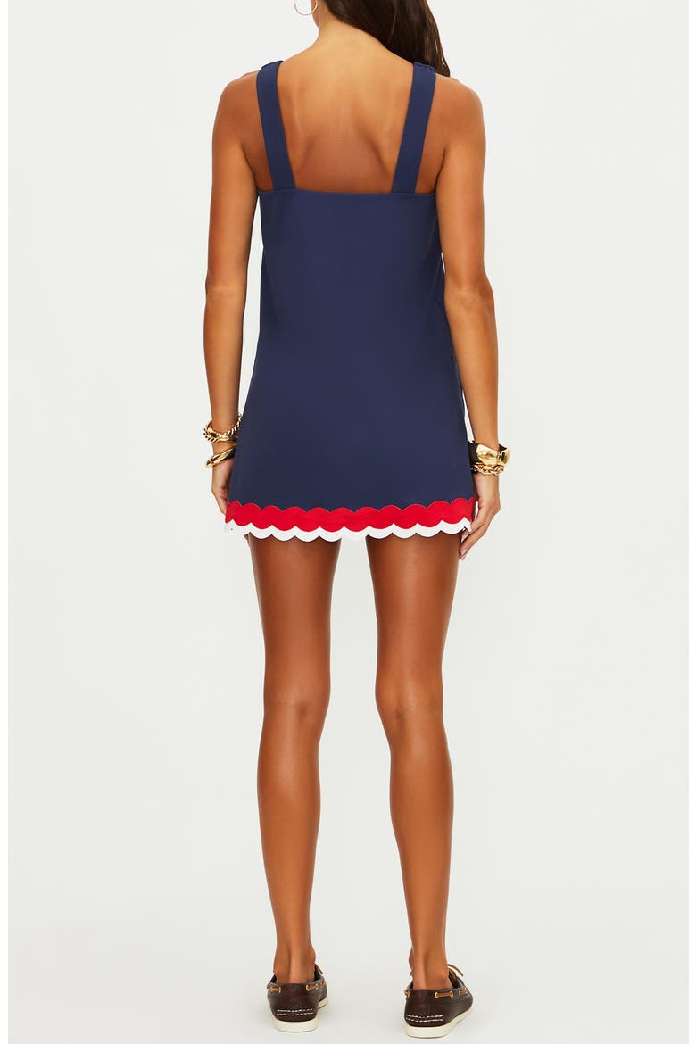 Mischa Colorblock Cover-Up Minidress, Alternate, color, TWILIGHT FIREWORK COLORBLOCK