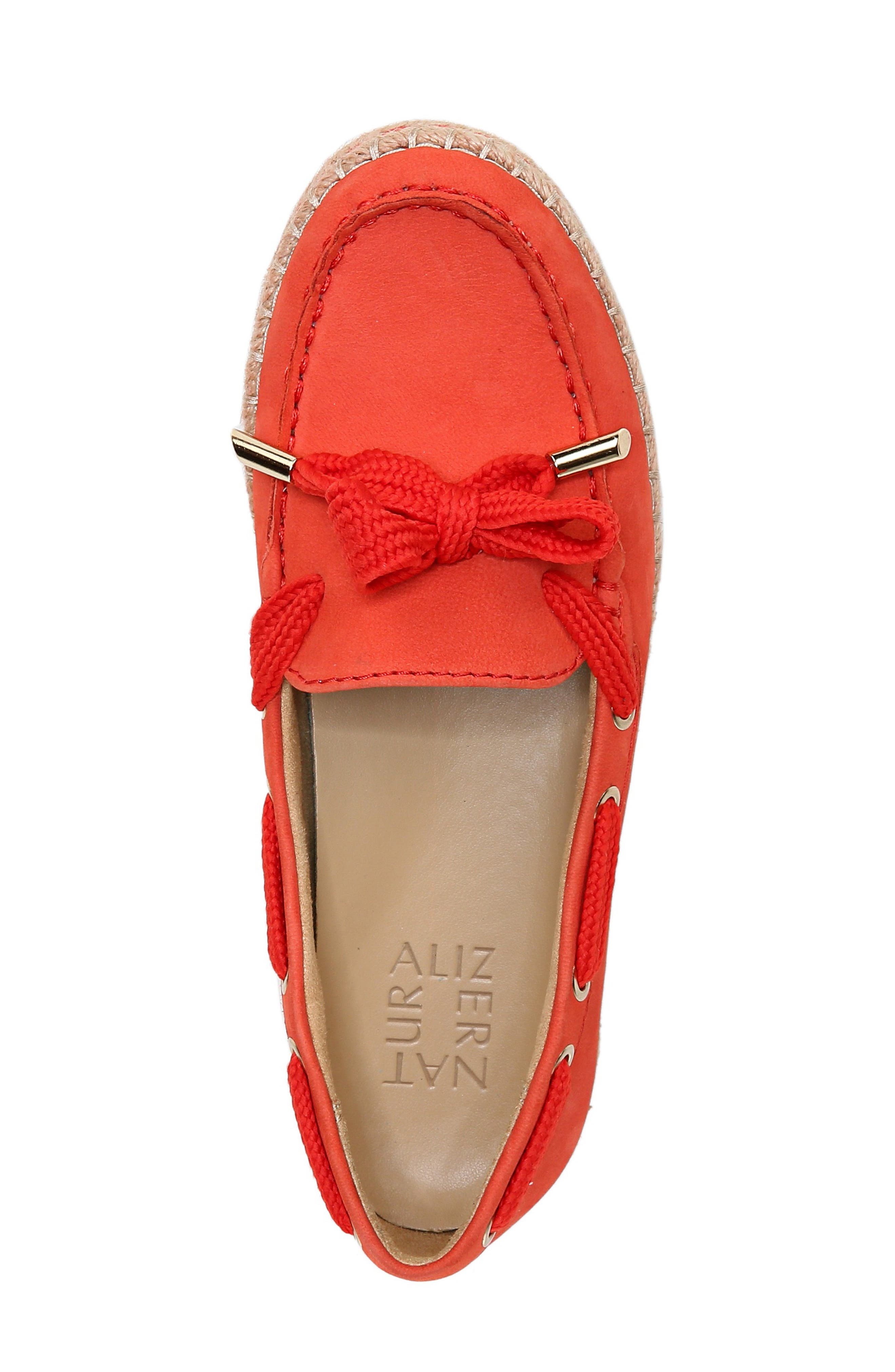 Annabeth Flat, Alternate, color, MANGO SPICE LEATHER