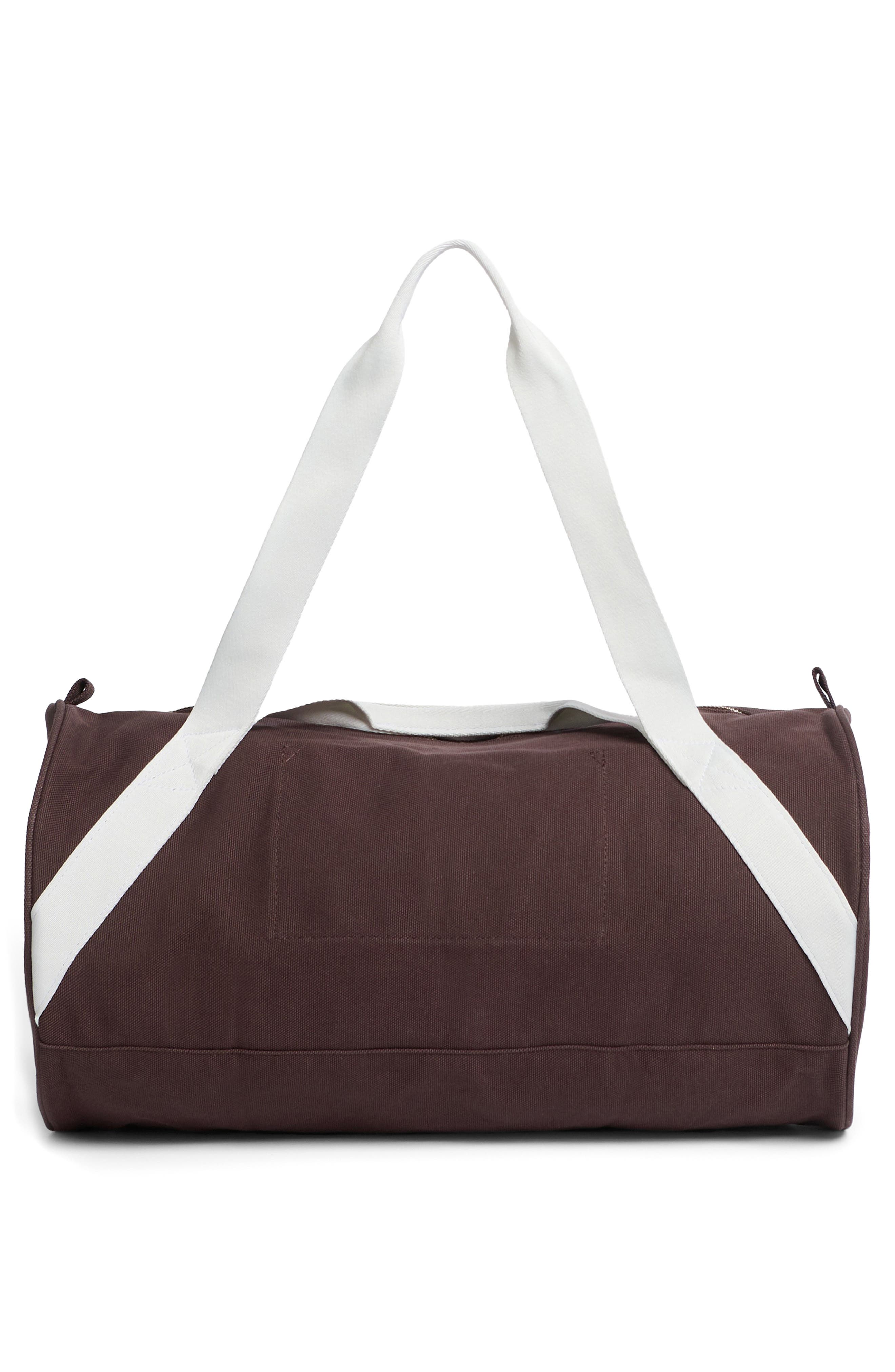 Sweaty Betty Canvas Duffle, Alternate, color, Sable Brown