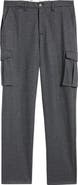 Bugatchi Brushed Knit Flat Front Cargo Pants