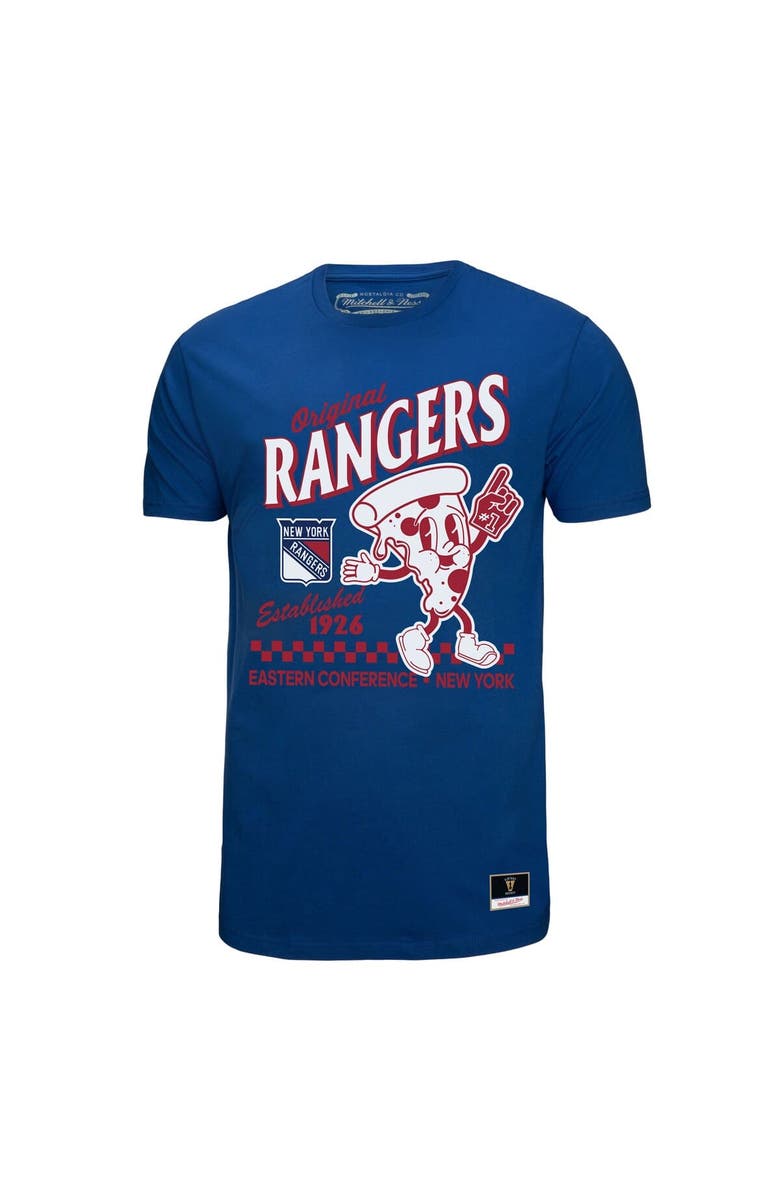 Mitchell & Ness Men's Mitchell & Ness Blue New York Rangers Local Food T-Shirt, Alternate, color, Blue