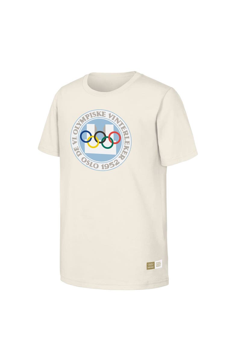 Outerstuff Men's Natural 1952 Oslo Games Olympic Heritage T-Shirt, Alternate, color, Natural