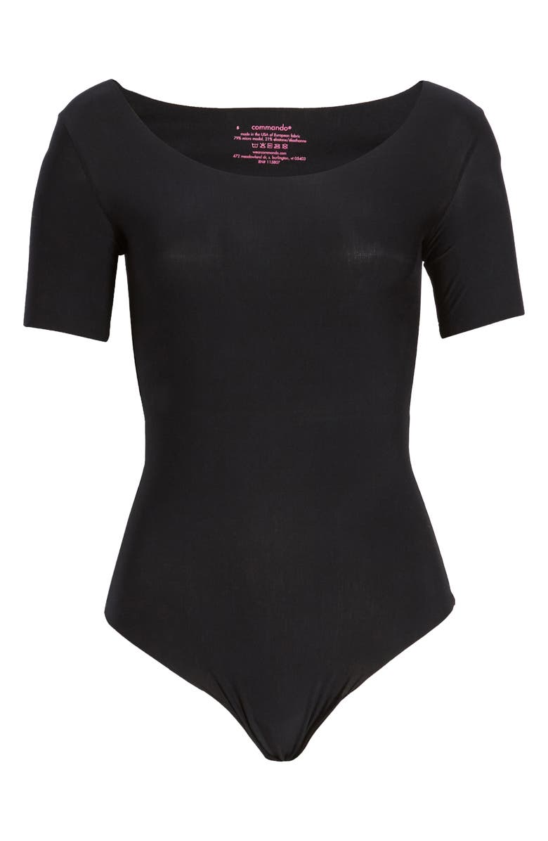 Commando Butter Scoop Neck Bodysuit, Alternate, color, 