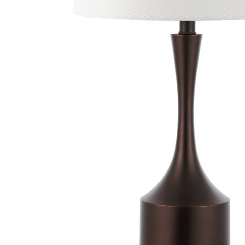 Jonathan Y Cooper 26in Set Of 2 French Country Farmhouse Iron Led Table Lamp With Usb Charging Port In Oil Rubbed Bronze