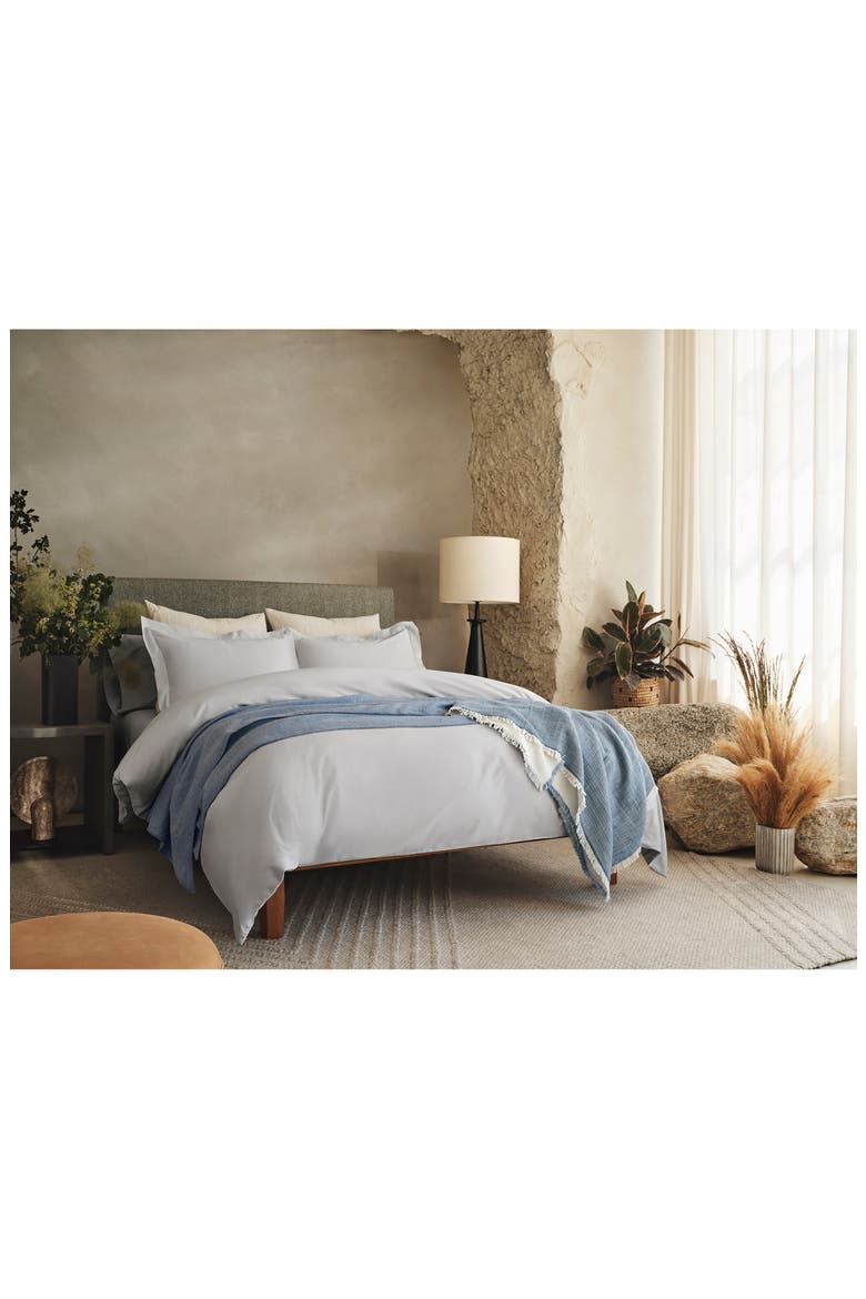 Cloud Soft Organic Cotton Duvet Cover, Alternate, color, SEAL