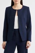 Tahari ASL Collarless Jacket
