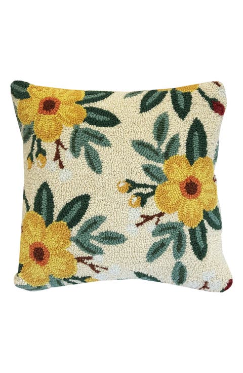 Harper Floral Throw Pillow