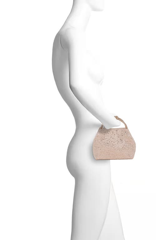 Jewel Badgley Mischka Joy Mix Crystal Mini Bucket Handbag In Gold