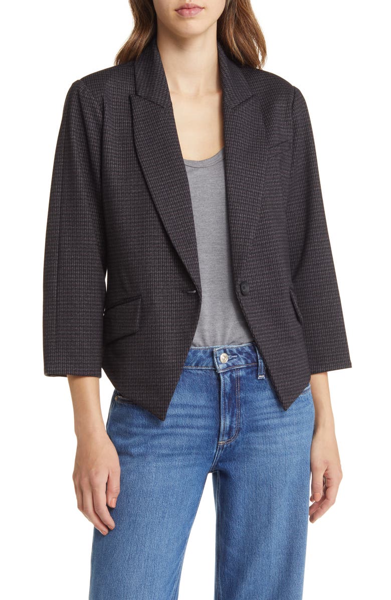 Wit & Wisdom Crop Blazer, Main, color,