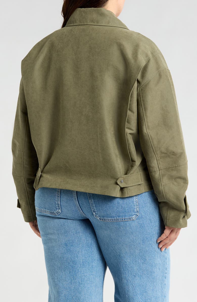 Treasure & Bond Crop Cotton Blend Field Jacket, Alternate, color,