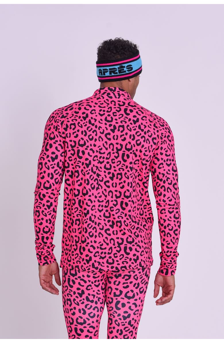 OOSC Baselayer Top - Hotel California Pink Leopard Men's, Alternate, color, Hotel California Pink Leopard