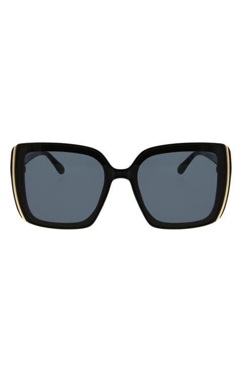 61mm Oversize Square Sunglasses