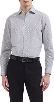Bugatchi Devon OoohCotton Stretch Button Up Shirt