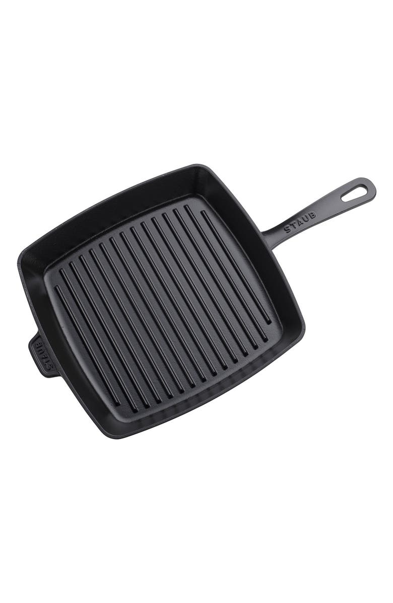 Staub 12-Inch Enameled Cast Iron Square Grill Pan, Alternate, color, 