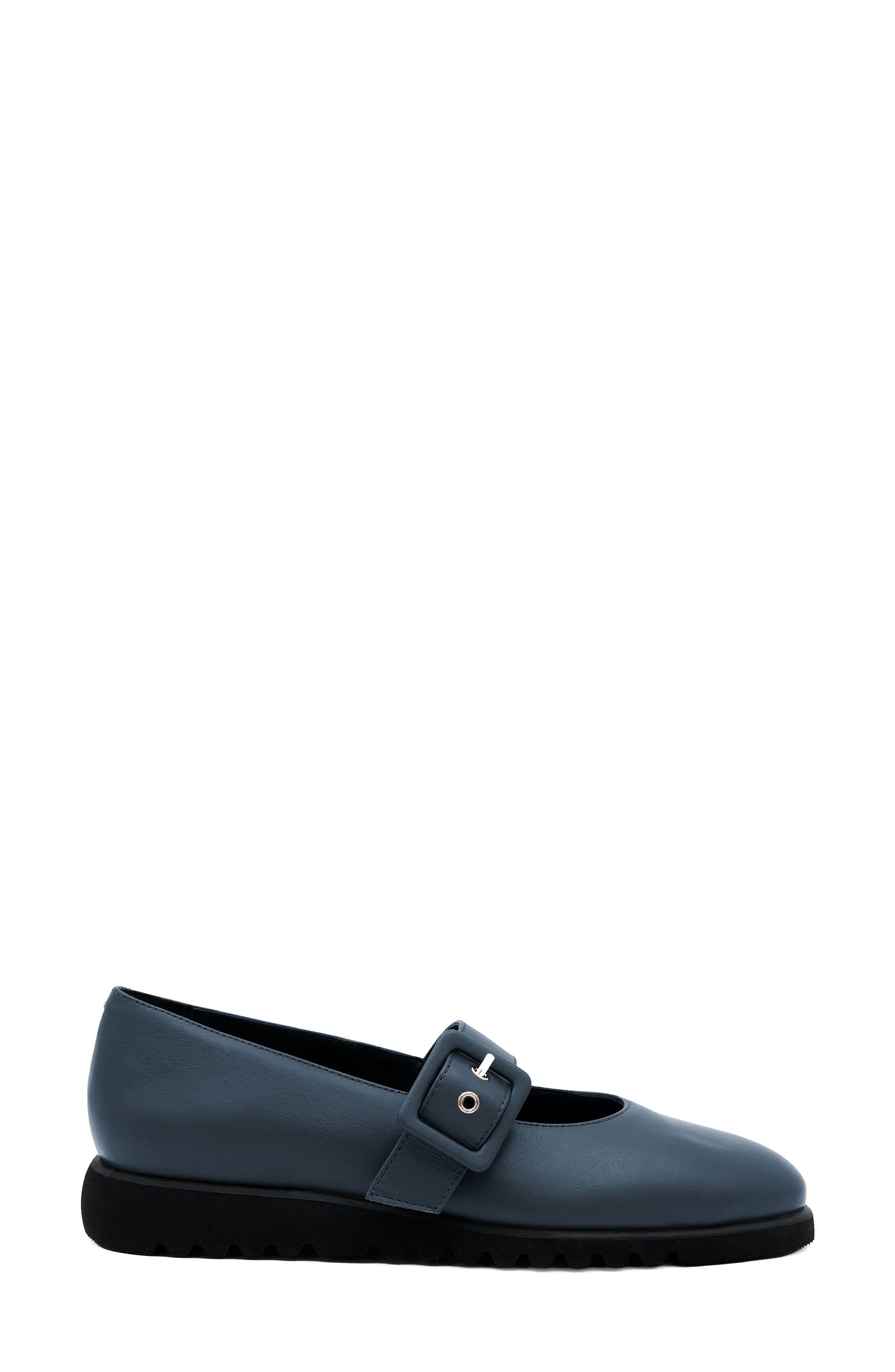 Energia Leather Mary Jane Flat, Alternate, color, NAVY