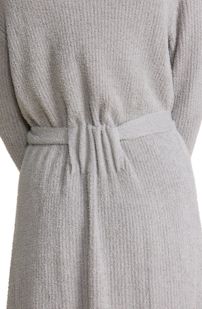 Barefoot Dreams<sup>®</sup> CozyChic<sup>™</sup> Lite<sup>®</sup> Ribbed Robe, Alternate, color, Dove Gray