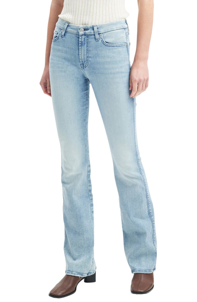 7 For All Mankind Kimmie Bootcut Jeans, Main, color, Linden