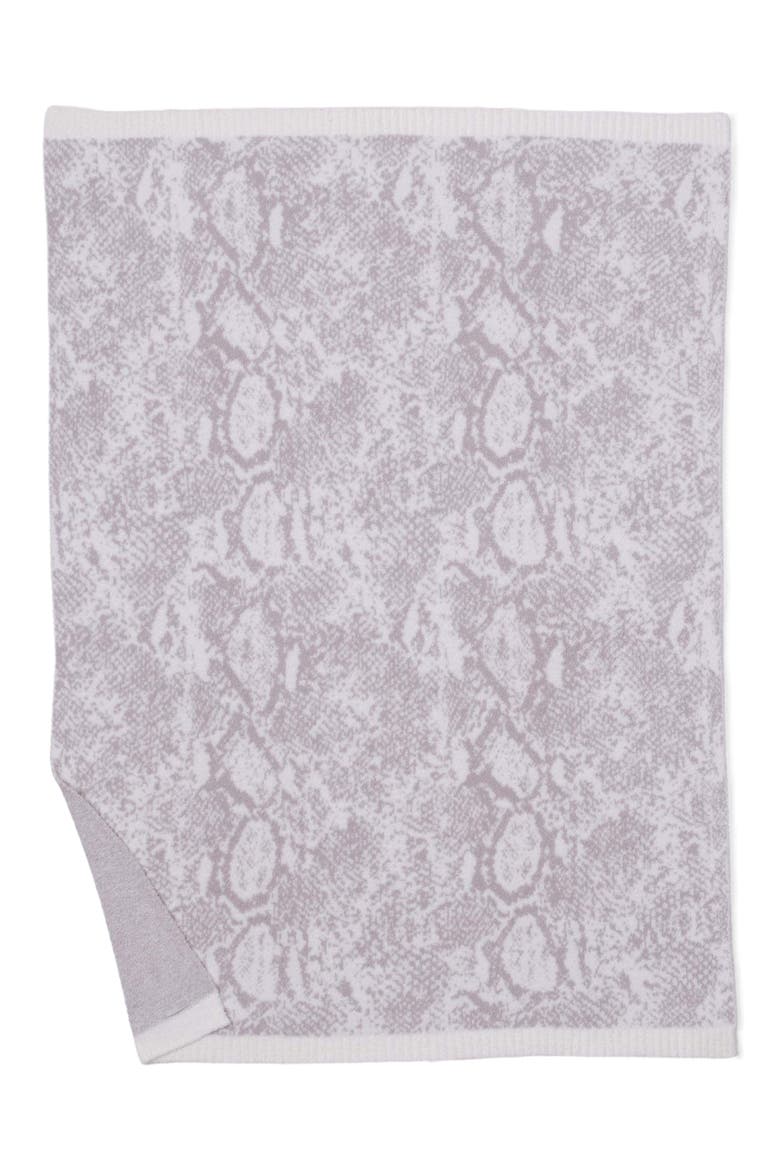 CozyChic® Python Print Throw Blanket, Alternate, color, PEARL/ SANDSTONE