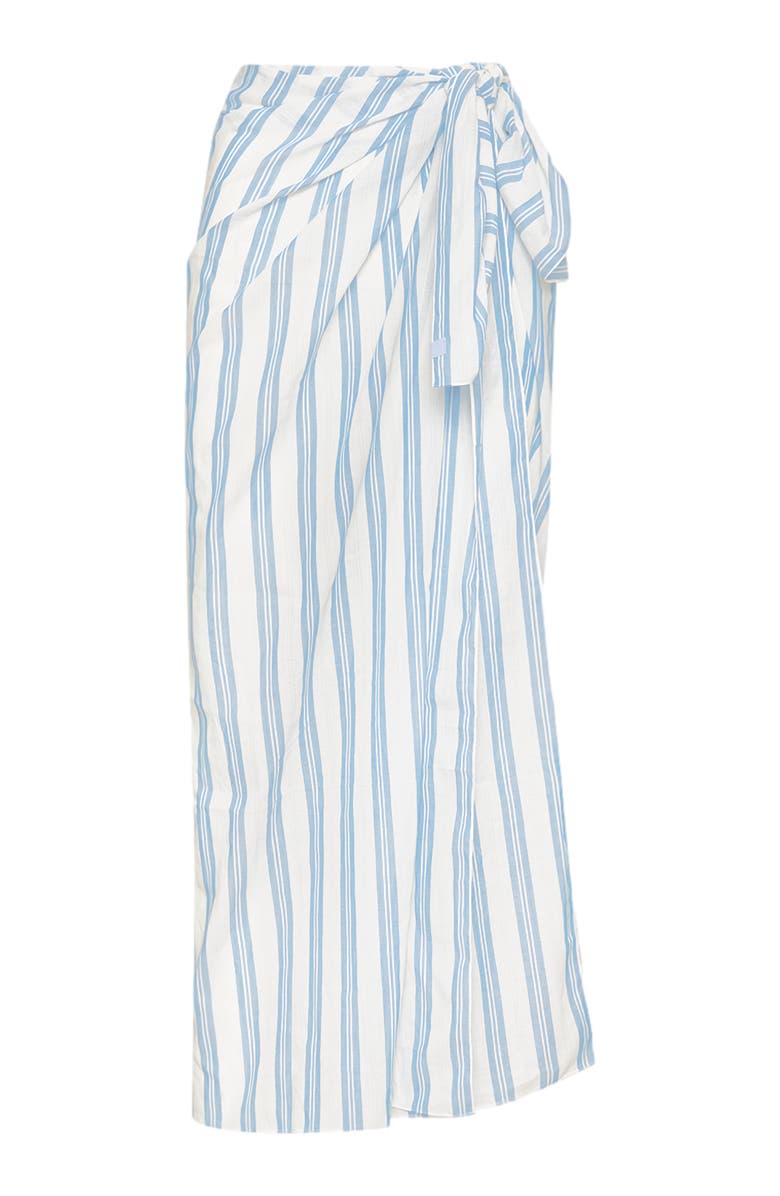 Ansea The Gauze Sarong, Main, color, Blue Stripe