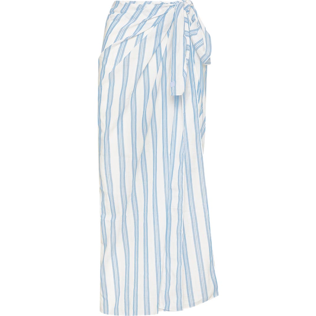 Ansea The Gauze Sarong in Blue Stripe  product