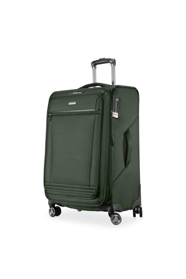Avalon Softside 24" Checked Spinner, Main, color, Juniper Green