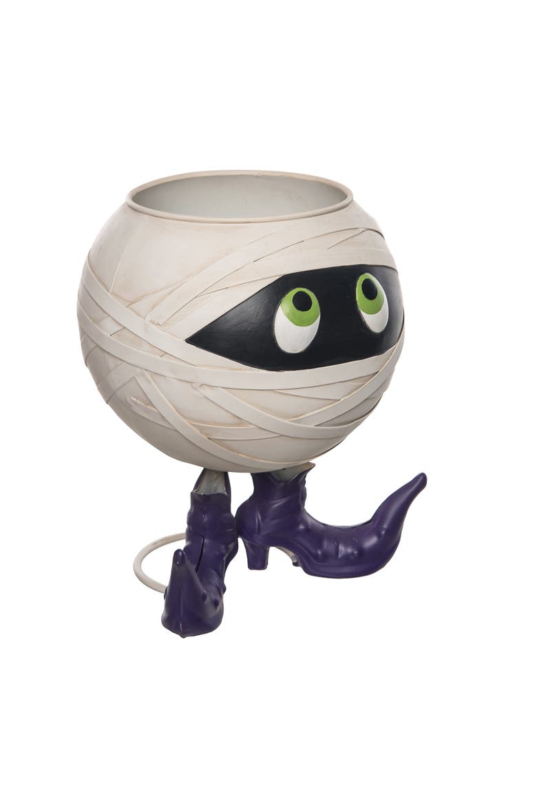 Mummy Candy Bowl, Alternate, color, White