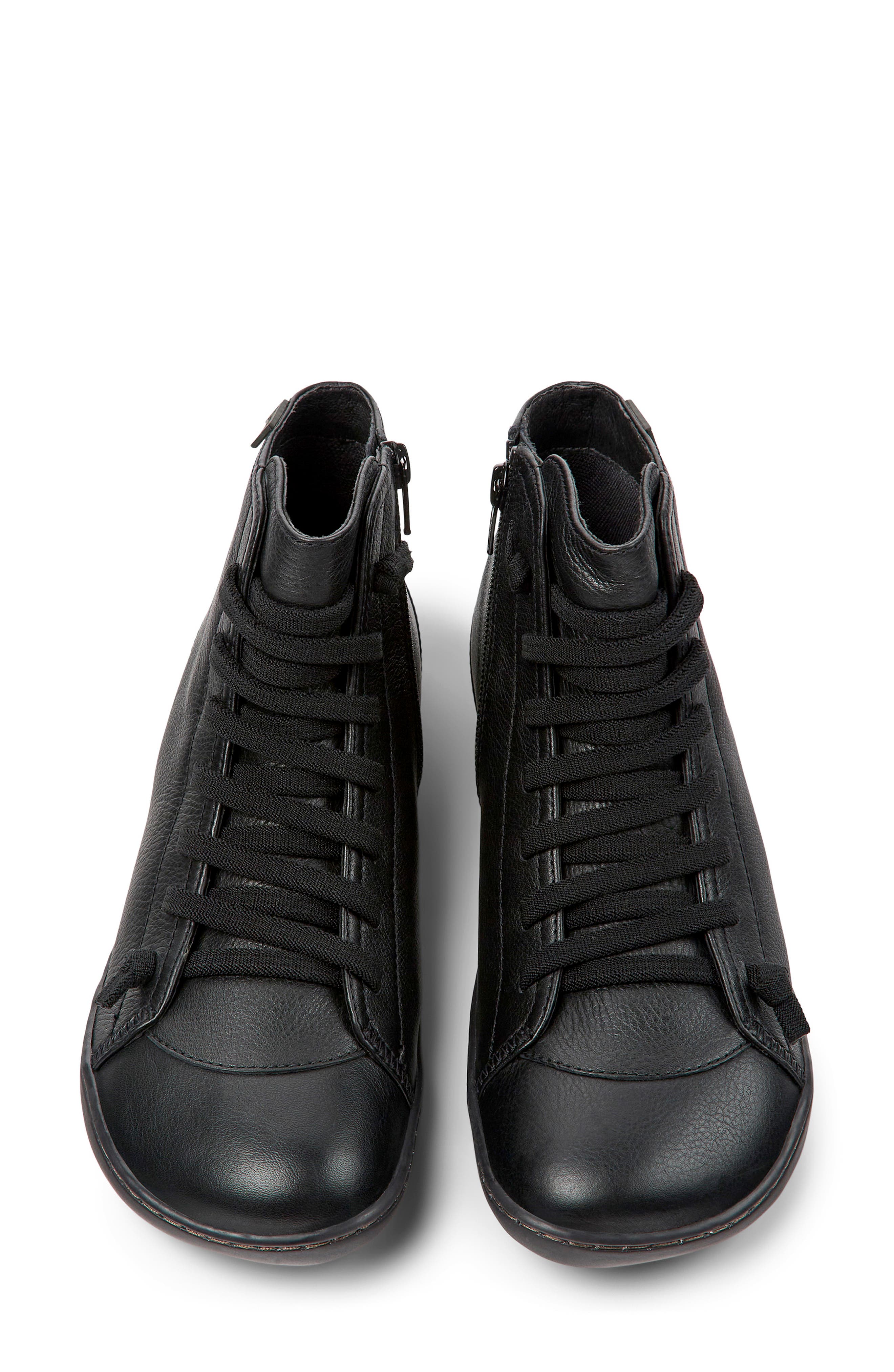 Camper Peu Cami High Top Sneaker, Alternate, color, Black