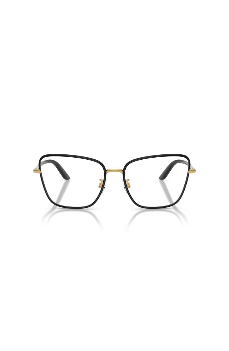 Dolce&Gabbana 57mm Cat Eye optical glasses, Alternate, color, Black