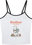 Winnie the Pooh Junior's Rather Be Reading Tank Top