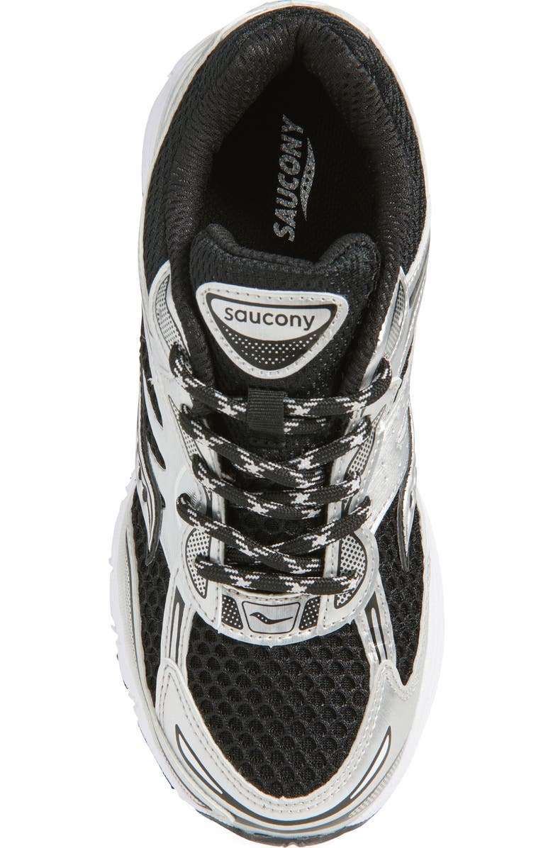 Saucony Kids' ProGrid Omni 9 Sneaker, Alternate, color, Black Silver