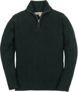Hope & Henry Kids' Organic Long Sleeve Half Zip Cable Pullover Sweater