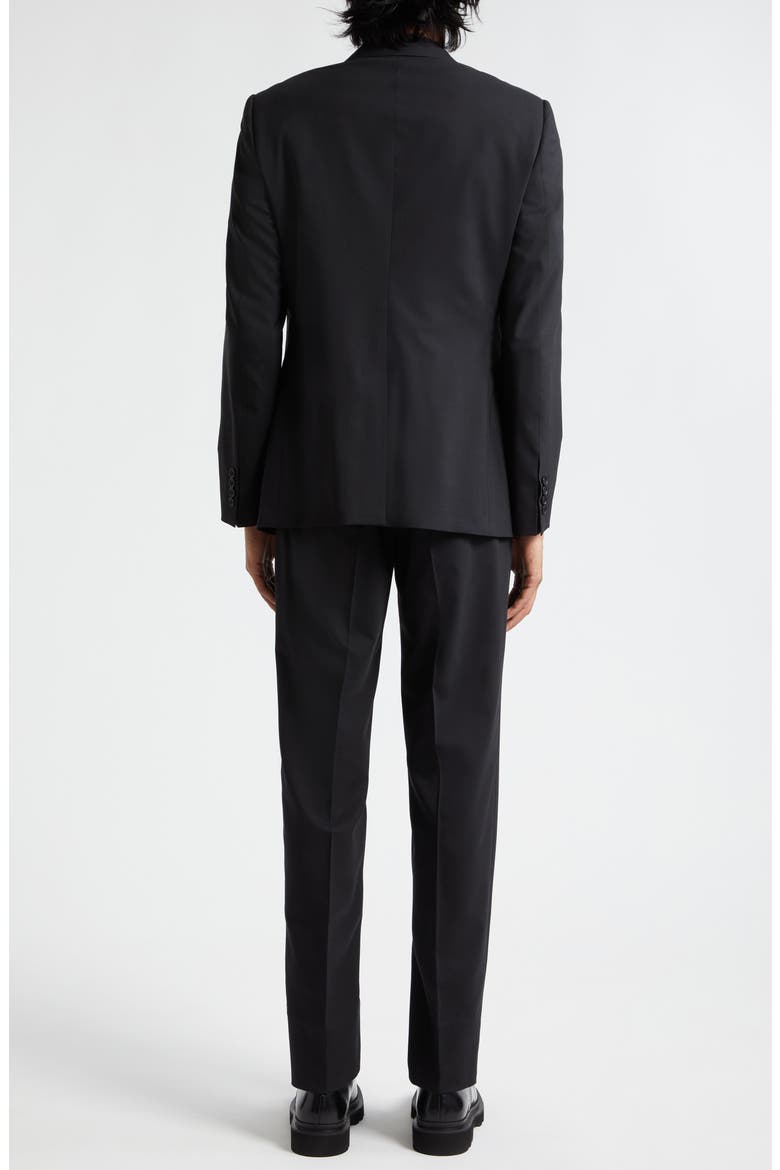 Martini Fit Stretch Wool Suit, Alternate, color, NERO