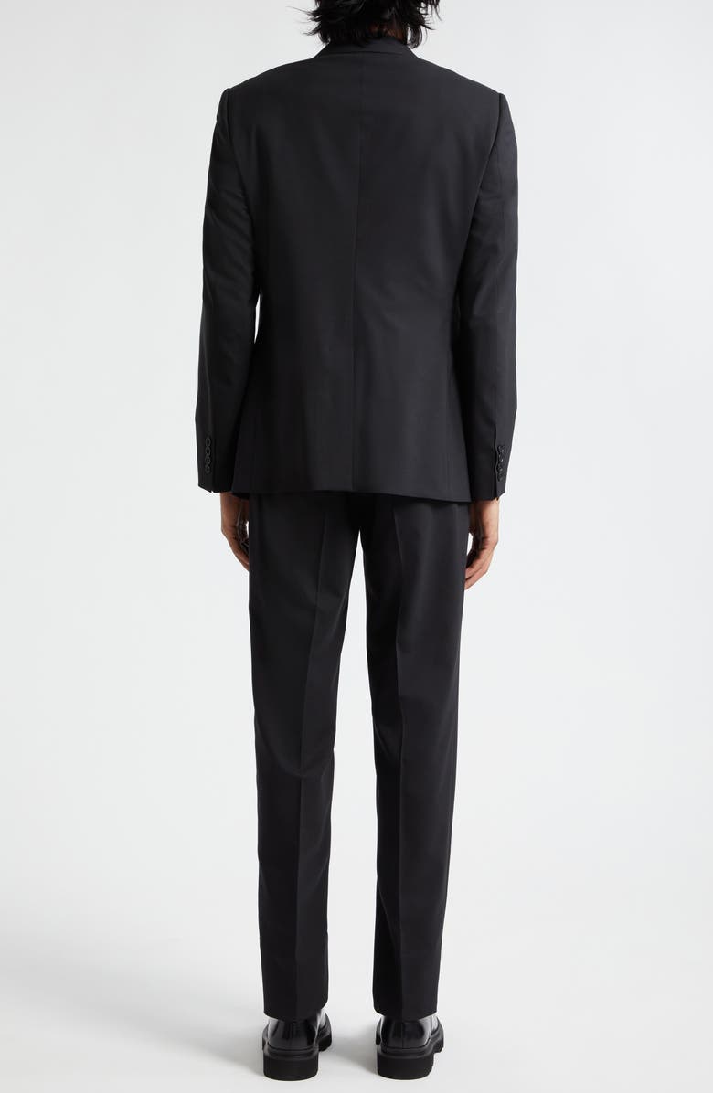 Dolce&Gabbana Martini Fit Stretch Wool Suit, Alternate, color, Nero