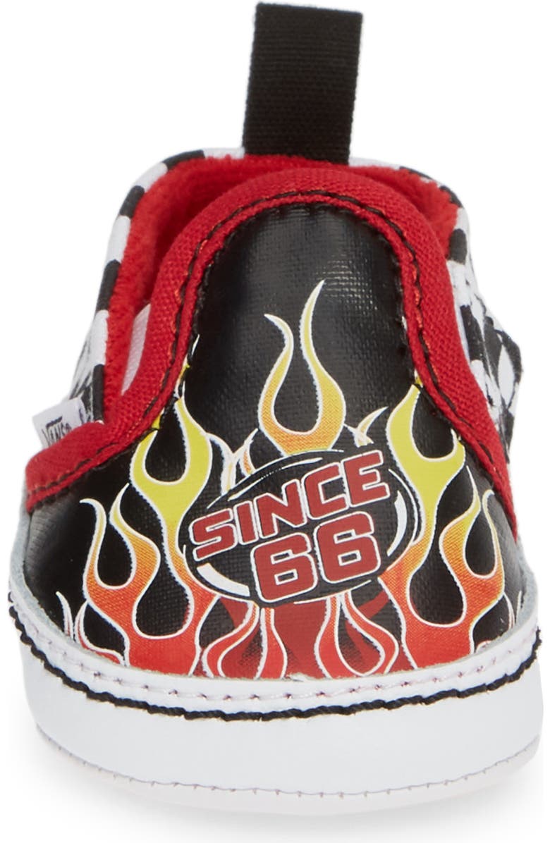 Vans Slip-On V Crib Shoe, Alternate, color,