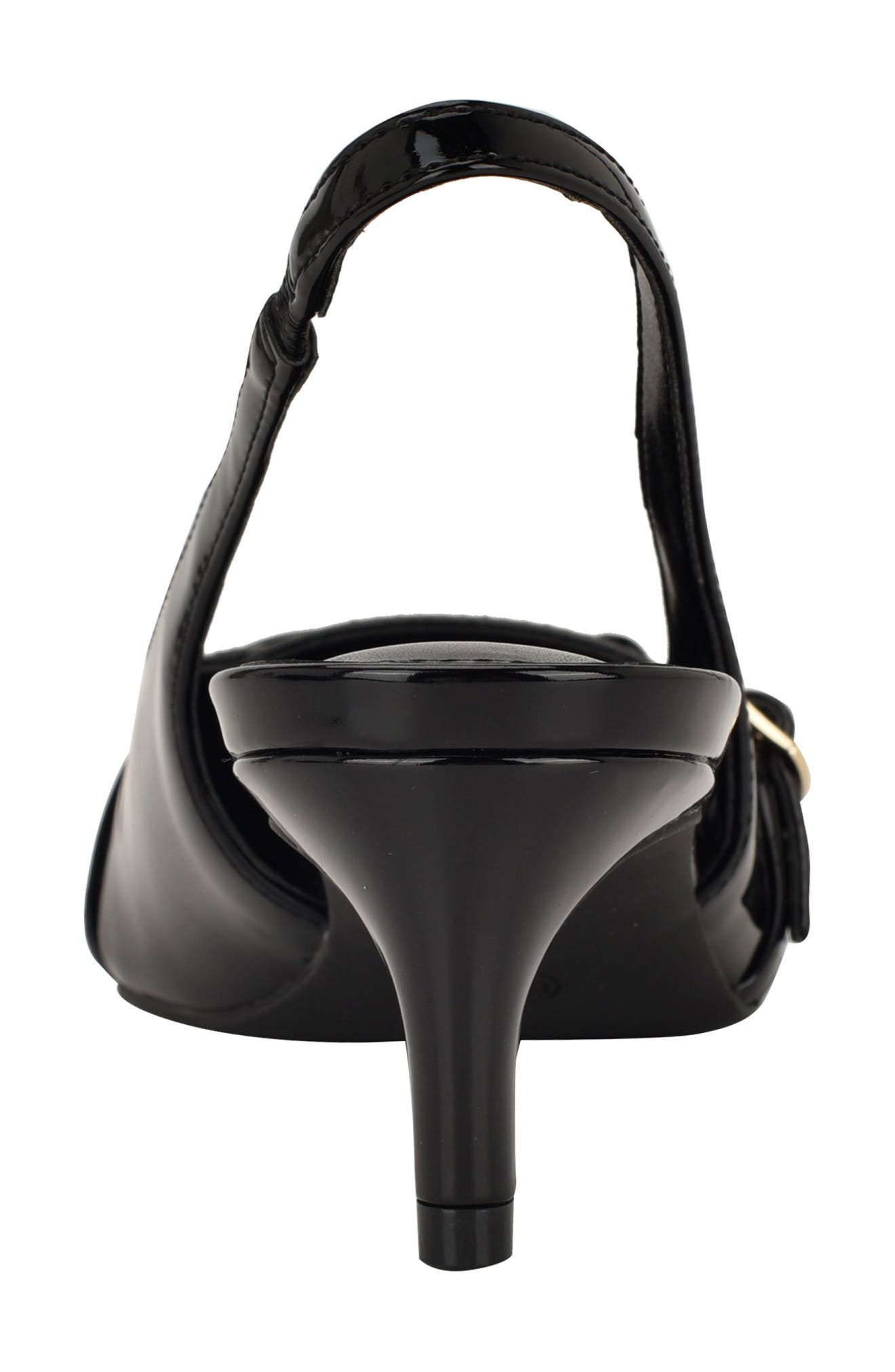 Calvin Klein Dazea Slingback Kitten Heel Pump, Alternate, color, Black