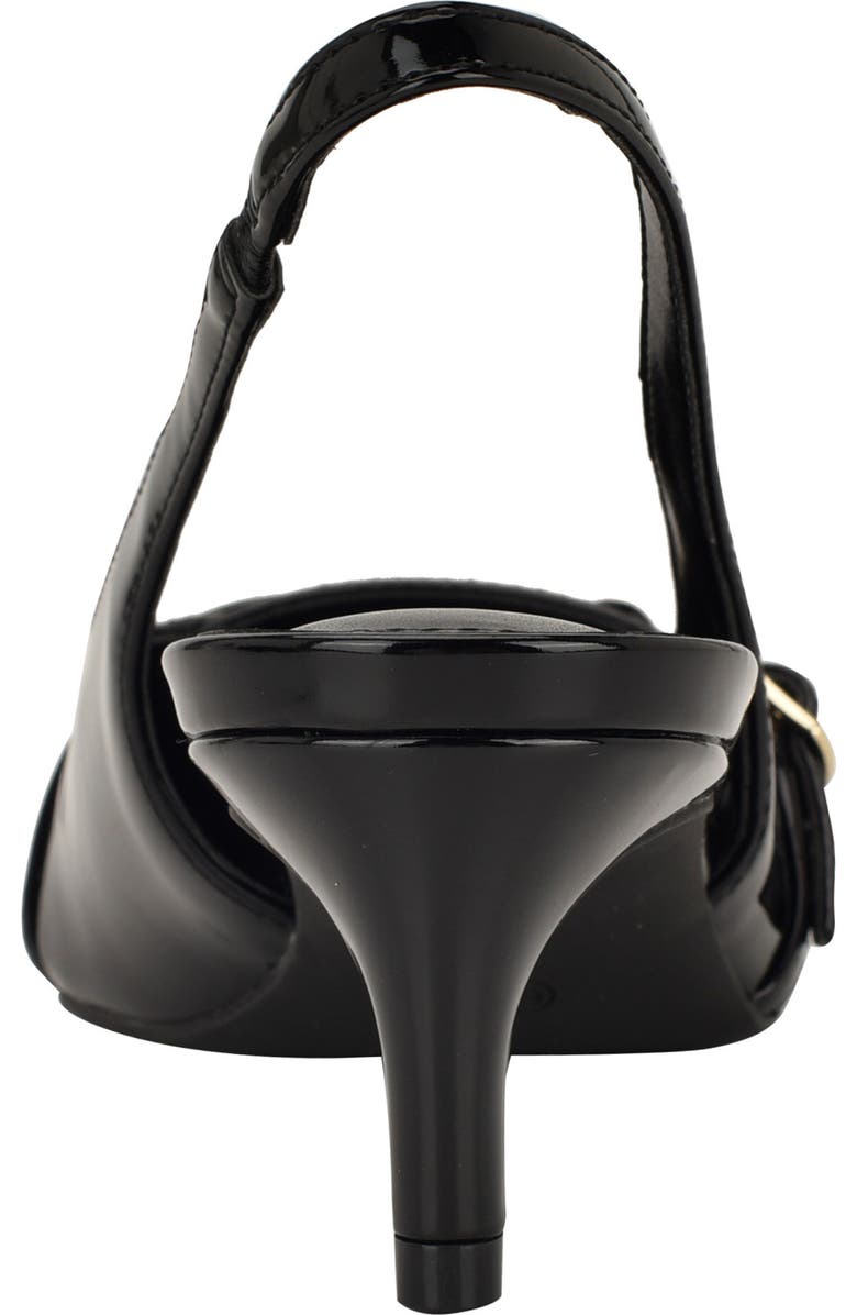 Calvin Klein Dazea Slingback Kitten Heel Pump, Alternate, color, Black