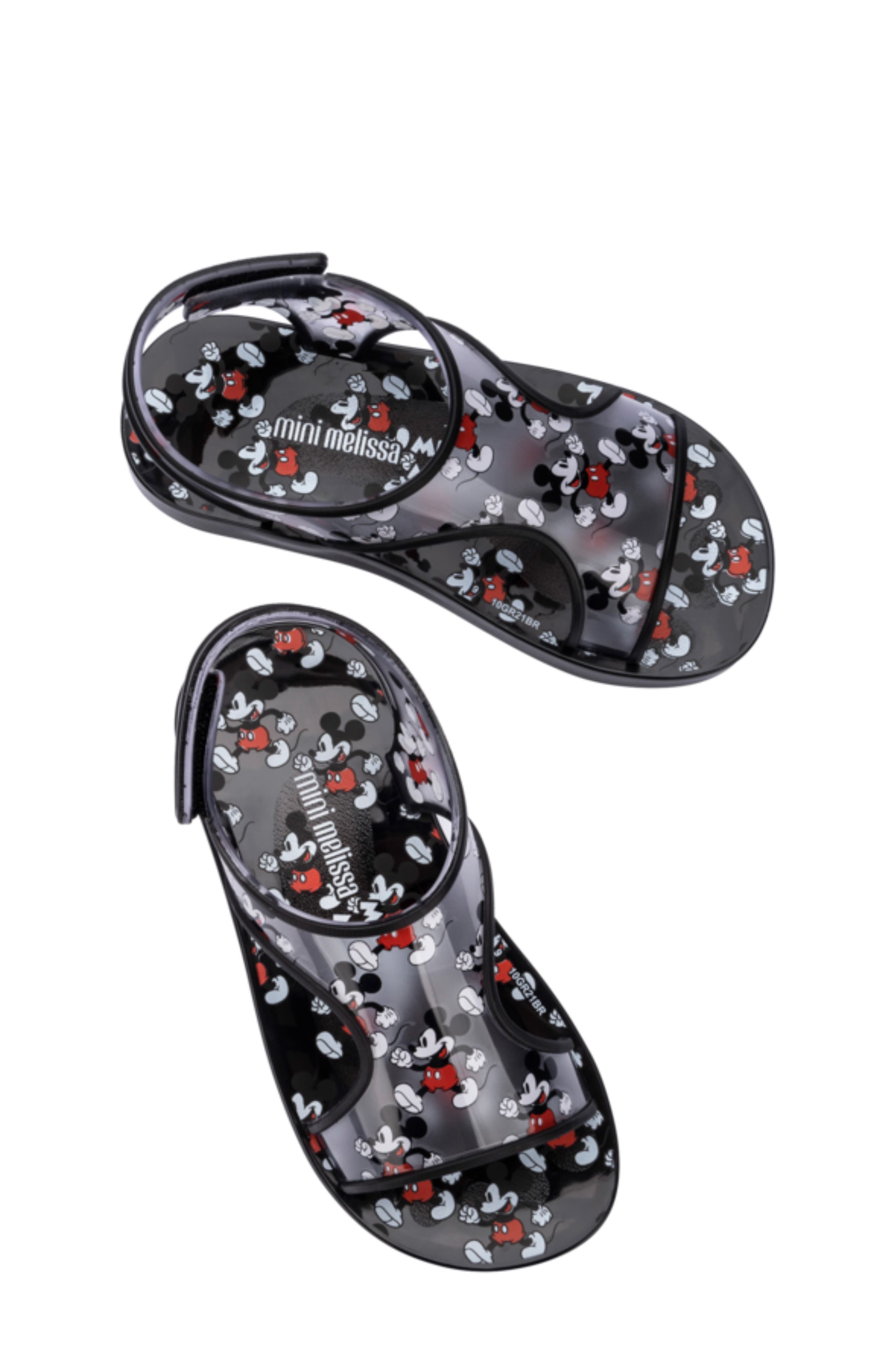 Melissa Kids' Disney<sup>®</sup> Mickey Mouse Aqua Sandal, Alternate, color, 