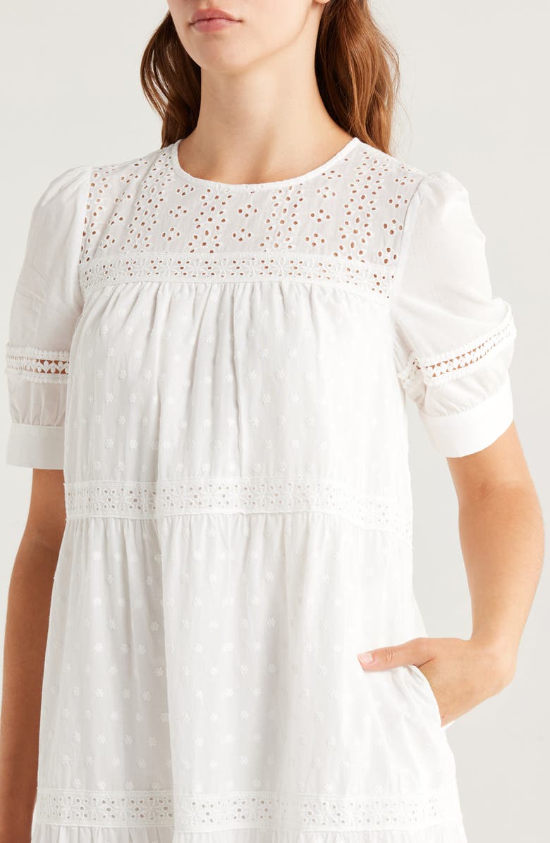 Eyelet Tiered Maxi Sundress