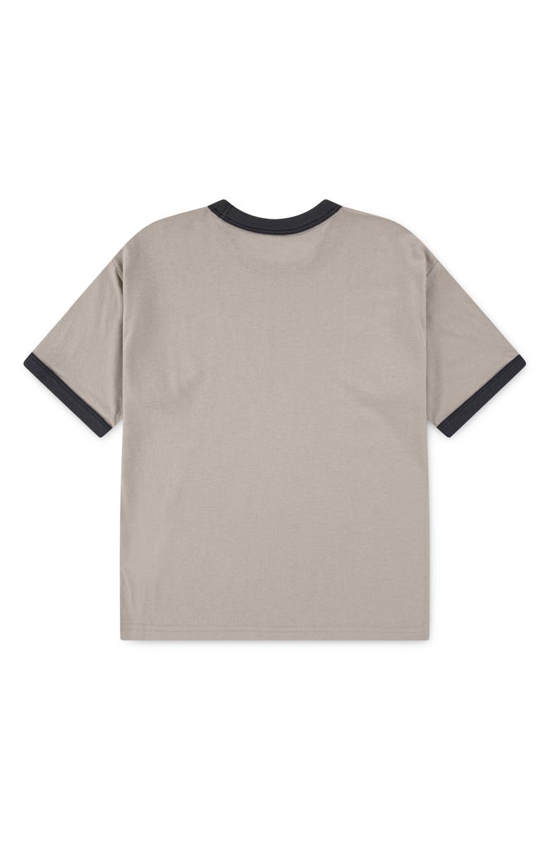 abercrombie kids Kids' Ringer Logo Graphic T-Shirt, Alternate, color, Simply Taupe