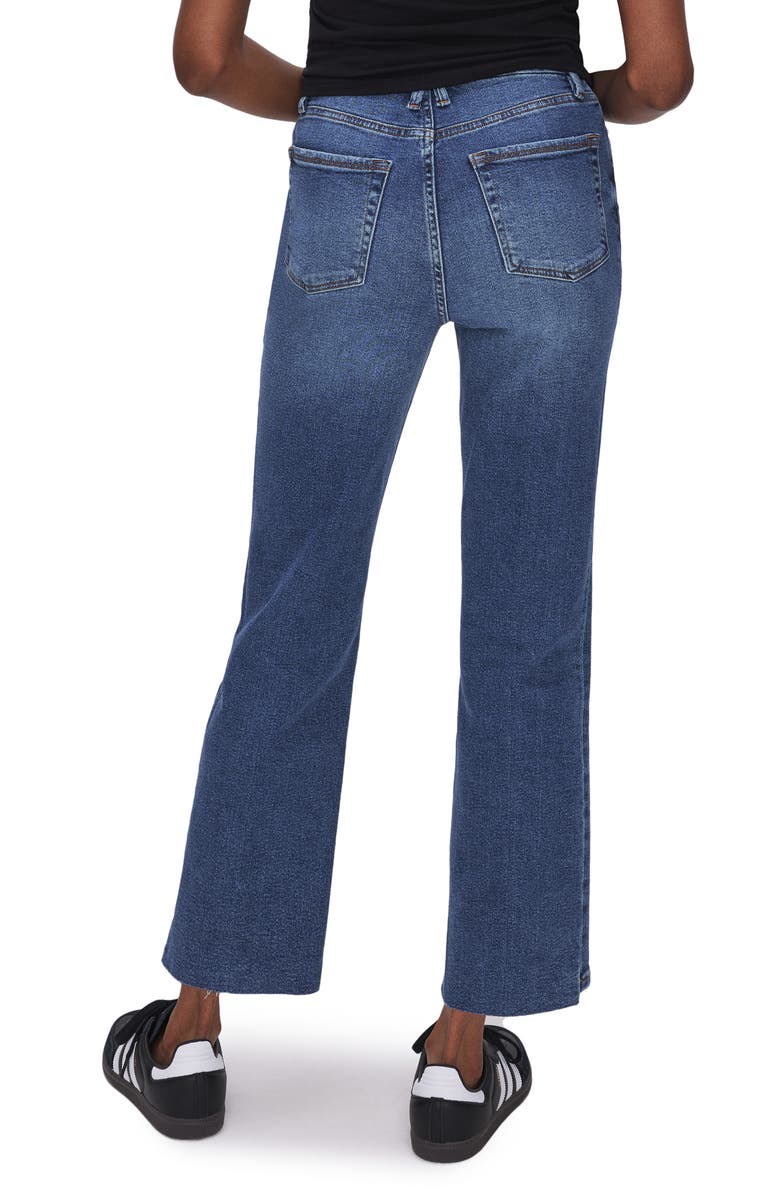 Good American Good Boy High Waist Crop Straight Leg Jeans, Alternate, color, 