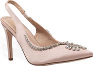 CHASE AND CHLOE Halston Crystal Slingback Pump