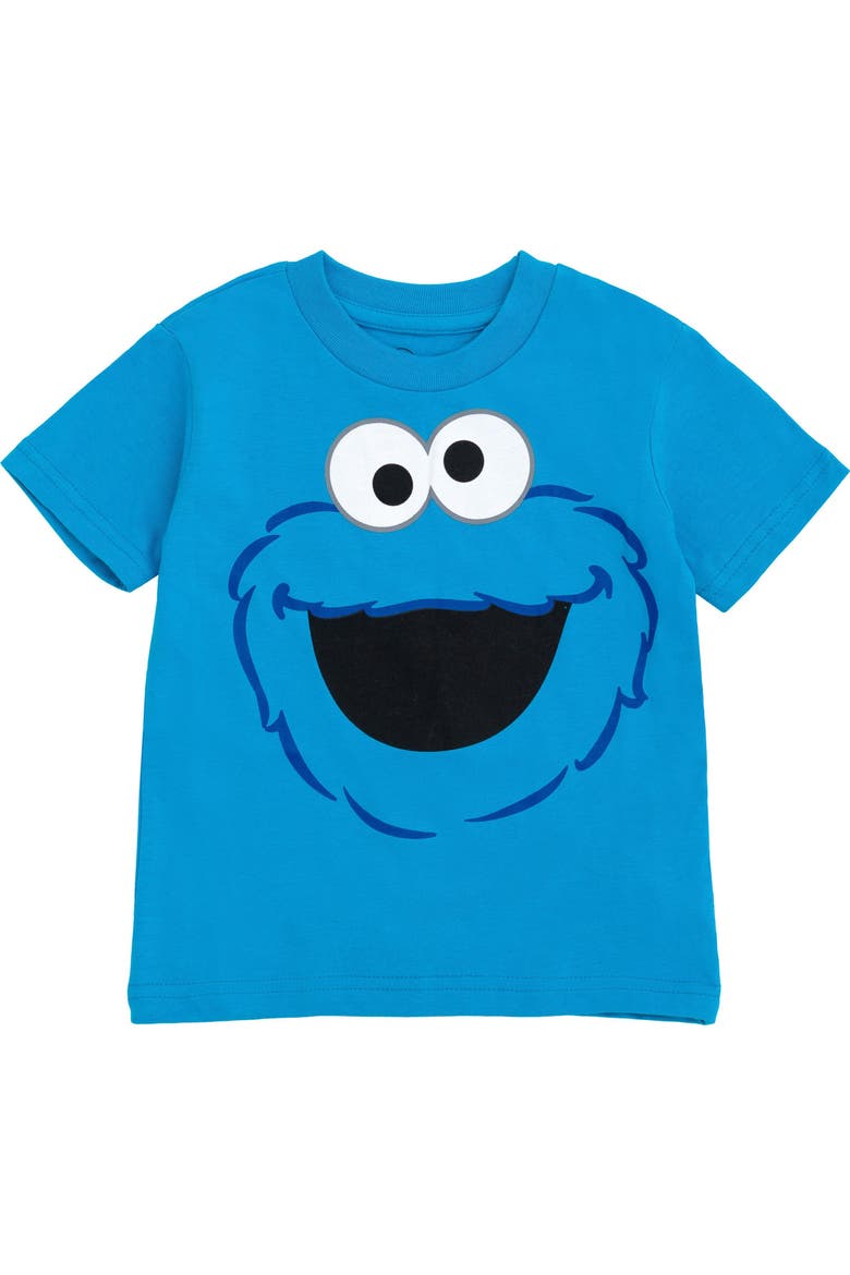 4-Pack Short Sleeve T-Shirts, Alternate, color, Sesame Street Multi