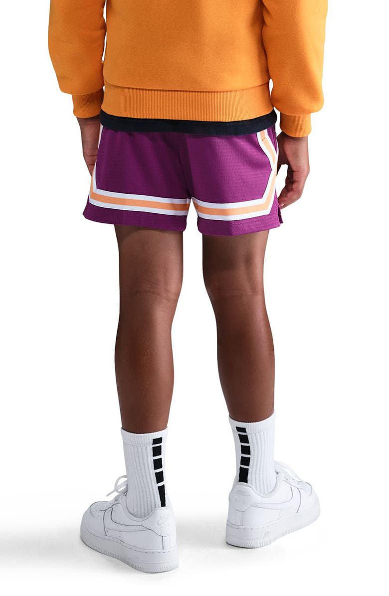 Nike Kids' Dri-Fit Crossover Mesh Shorts, Alternate, color, Bold Berry/ White