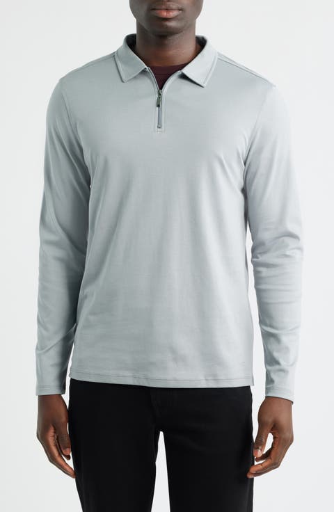 Georgia Long Sleeve Zip Polo