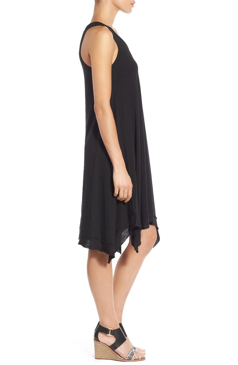 Caslon<sup>®</sup> Handkerchief Hem Slub Knit Tank Dress, Alternate, color, 