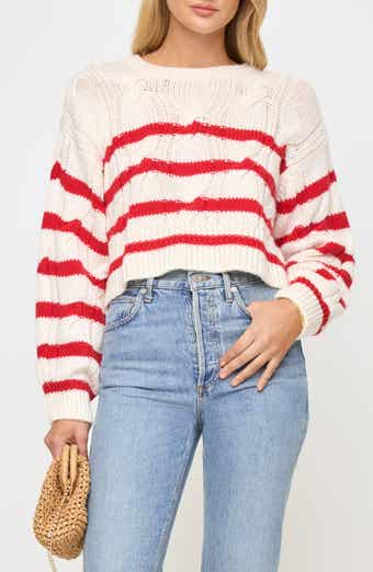 Kensley Cable Knit Cropped Sweater
