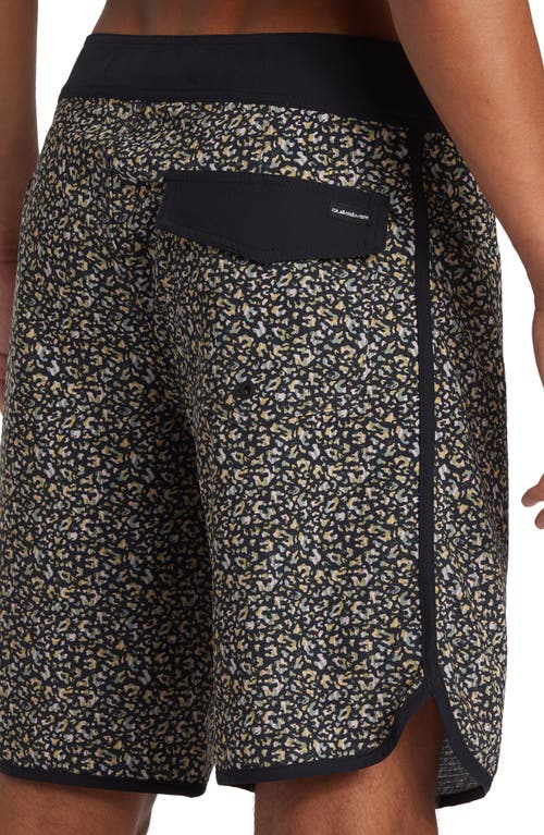 Quiksilver Highline Scallop Swim Trunks In Tarmac Apero Class