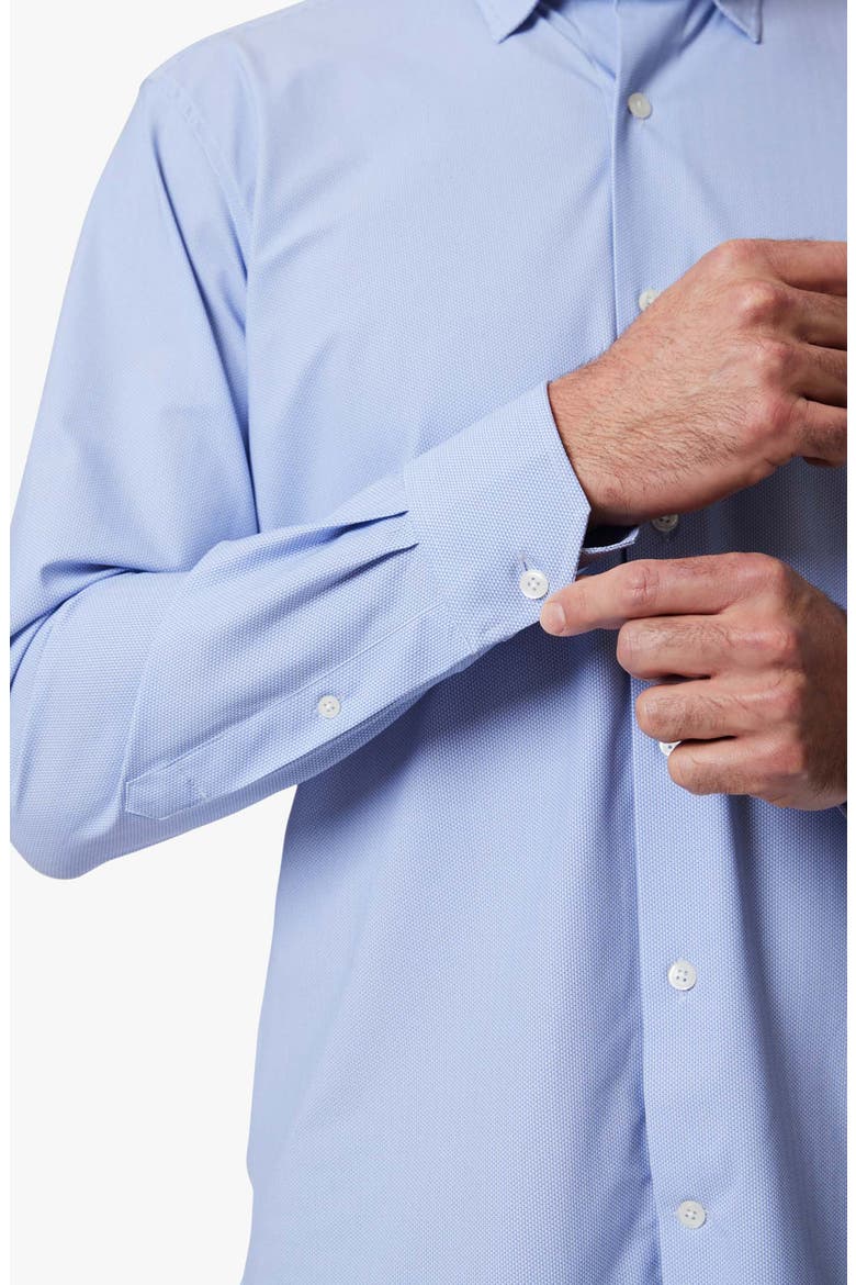 Geometric Button-Up Shirt, Alternate, color, BLUE