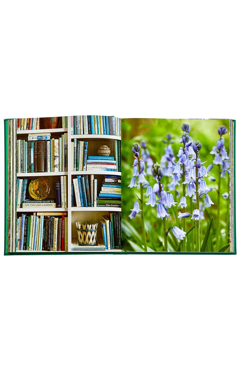 Graphic Image Bunny Williams Life in the Garden Leather Coffee Table Book, Alternate, color, Emerald