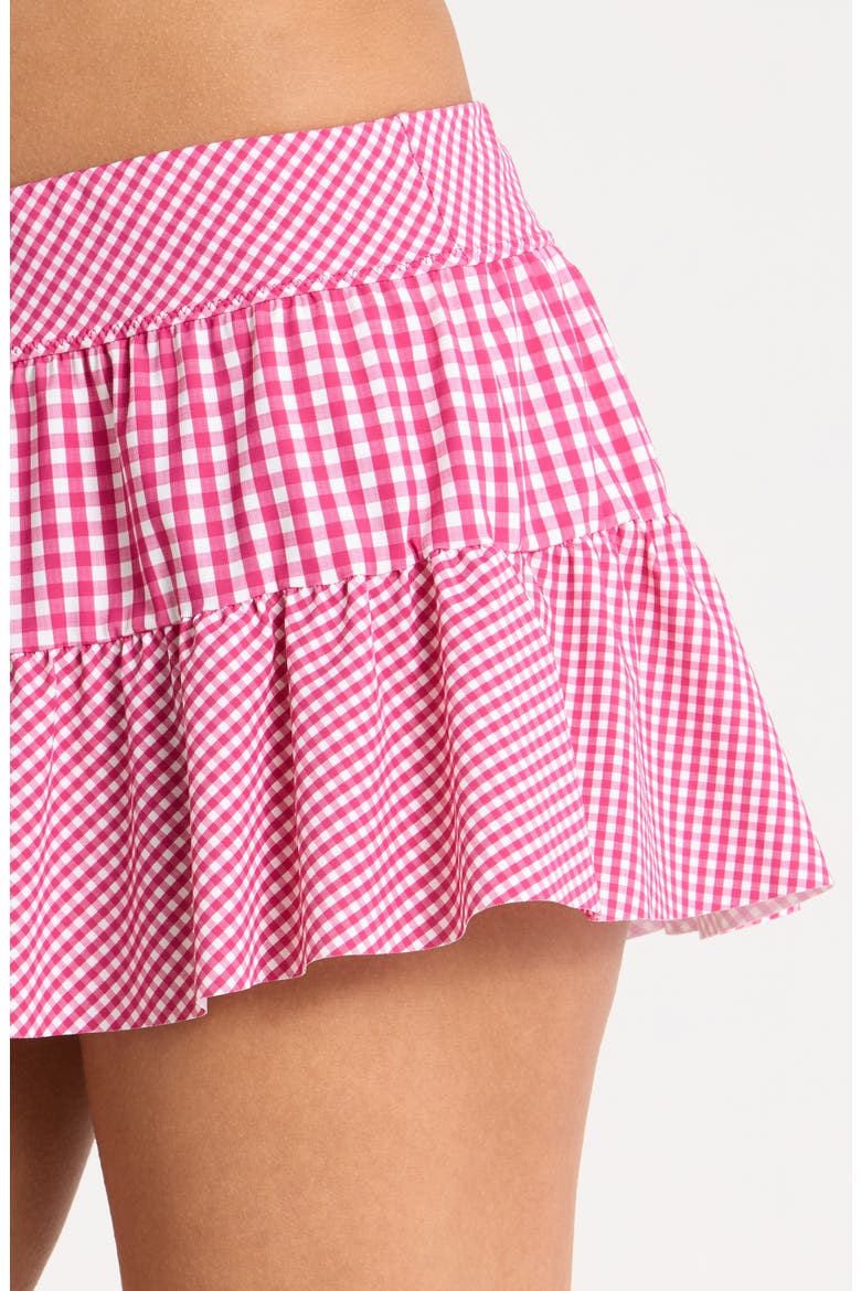 Brigitte Cover-Up Miniskirt, Alternate, color, DRAGON/ FRUIT/ CREAM